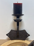 Pair of Wrought Iron Candle Sconces