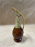 Brown Glaze Drip Bud Vase Pitcher // 2 Available // *** PRICED INDIVIDUALLY ****