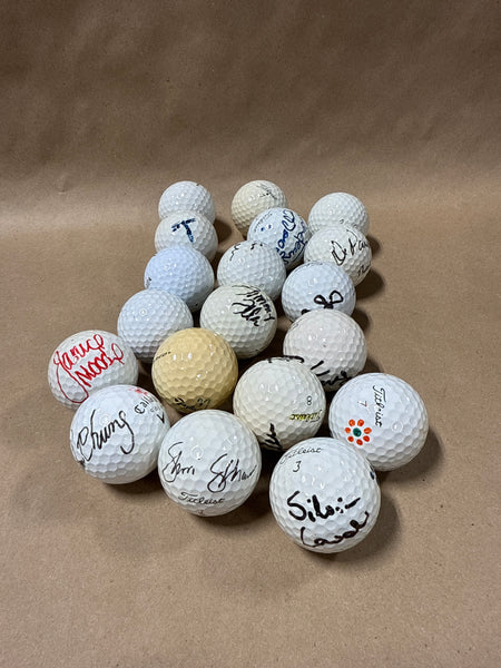 Lot Of Signed Golf Balls