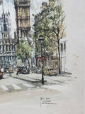 Big Ben Print by Jan Korthals; Signed (AS IS)