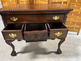 Antique Carved Low Boy