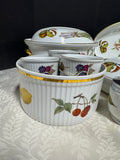 15-Piece Royal Worcester England Evesham Gold Trim Serving China Set