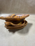 Wooden Playing Cards Nut Bowls