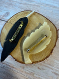 Pair of Vintage Feather Brooches
