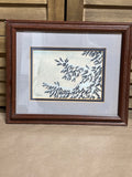 Original Small Painting of Pine Branches; Signed Bondi