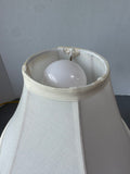 Green Crackled Ceramic Bunny Rabbit Vintage Lamp (WORKS)