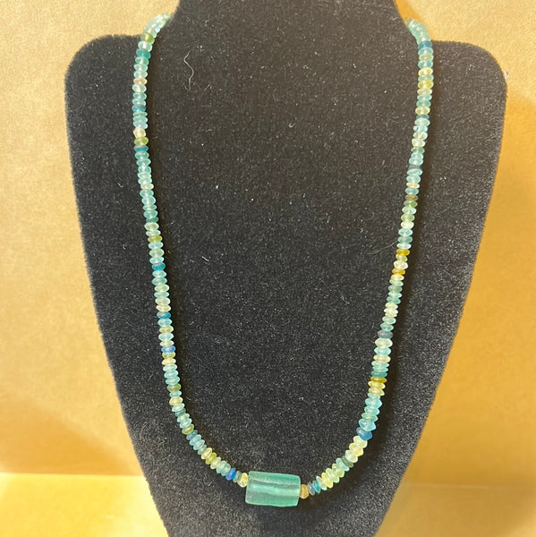 Sea Glass Beaded Necklace
