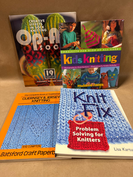(H) Lot Of 4 Knitting Books