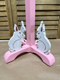 Wooden Bunny Coat Hanger