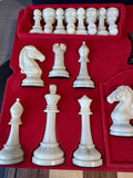 Cavalier Chess Tournament Edition with Alabasque Game Pieces in Box