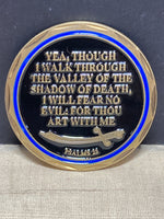 US Navy Psalms 23 Challenge Coin