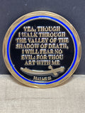 US Navy Psalms 23 Challenge Coin