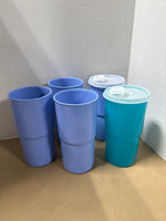 (B) Lot Of 7 Tupperware Drink Items