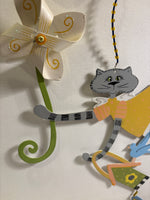 Whimsical Cat Garden Decor
