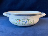 Riess Enamelware Country Flowers Bowl