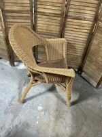 Wicker/Rattan Chair, No Cushions