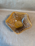 Star Shaped Longaberger Basket With Liner