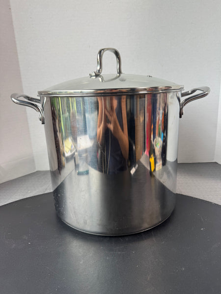 Salt 16 Quart Stainless Steel Lidded Stock Pot