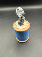 Ceramic Mouse On Thread Trinket Dish