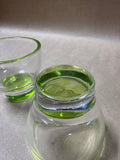 Green Crate & Barrel Candle Votives