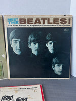 (L) Trio of The Beatles Vintage LP Vinyl