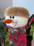 Plush Snowman Shelf Sitter