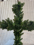 Pair of Northlight Faux Fir Holy Crosses