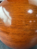Rustic Wood Look Ceramic Double Handled Vase