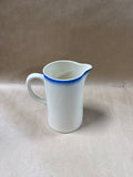 Blue And White Ironstone Pitcher