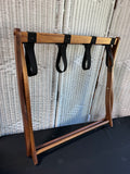 Brown Wooden Folding Luggage Rack (B)
