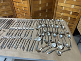 Assorted Silver Plate Flatware, 102 pieces