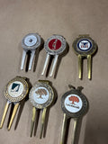 (C) Lot Of 6 Divot Golfing Tools