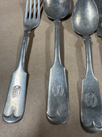 5 Piece Brazilian Silver Flatware Set