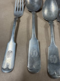 5 Piece Brazilian Silver Flatware Set