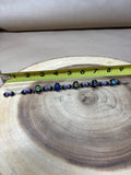 Beaded Bracelet with Sterling Clasp