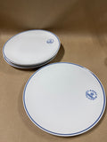Royal Copenhagen Blue Fluted Dinner Plates #735 - Set Of 4 (G)