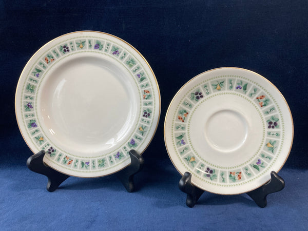 Royal Doulton Tapestry Dessert Plate and Saucer