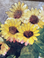 Sunflower Print on Art Board