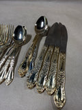 20 Piece Gold Northlands Stainless Steel Flatware