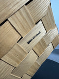 Basketville Woven Wooden Picnic Basket