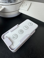 Bell + Howell Socket Breeze White Fan Light with Extender & Remote (WORKS) (2 AVAILABLE—PRICED INDIVIDUALLY AT $25 EACH)