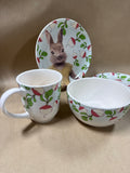 Radish Mopsy Bunny 4-Piece Set (B)