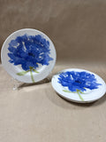 Royal Stafford Blue Poppy Salad Plates - Set Of 4 (A)