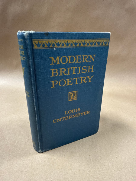 Modern British Poetry — Louis Untermeyer