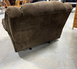 Oversized Rocking Recliner, brown