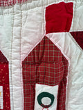 Colonial Williamsburg Christmas Village Holiday Quilt