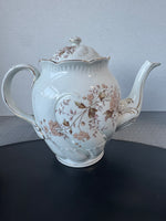 15-piece LS&S Carlsbad Austria Peach Floral Porcelain Tea Set