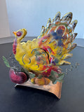 Metal Turkey Cut Out Tea Light Candle Holder