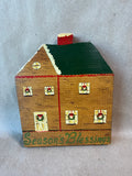 Seasons Blessings Wooden House Plaque