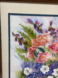 Watercolor of Flowers by Barbara Bell; Signed